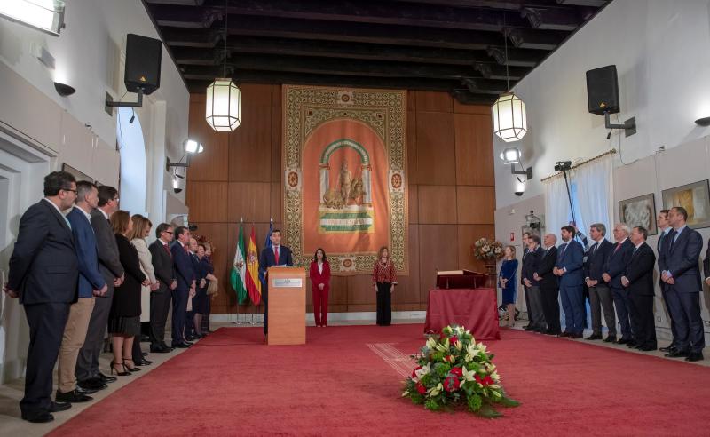 Fotos: Toma de posesión de Juanma Moreno como presidente de la Junta de Andalucía