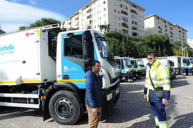 Diego López y los nuevos vehículos. 