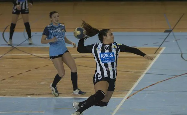 Nuria Andreu, en el partido ante el Canyamelar. 