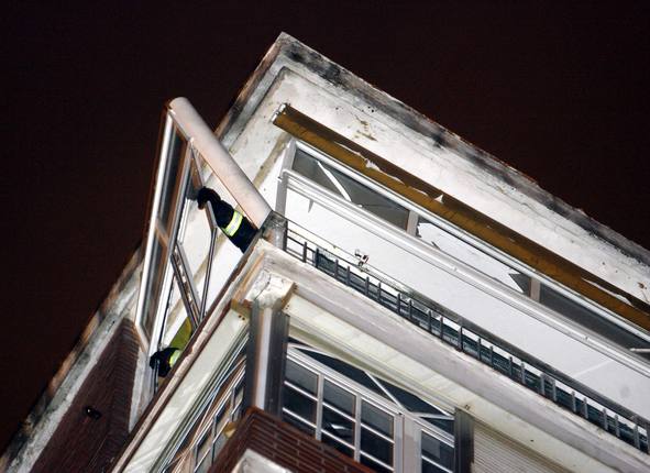 Ocurrió un 1 de febrero de 2009. Este fenómeno asustó a este barrio malagueño