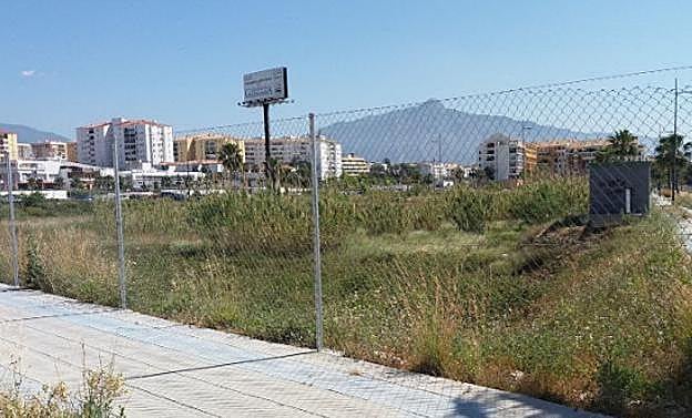 Parcela en la que se ha proyectado la construcción del instituto. 
