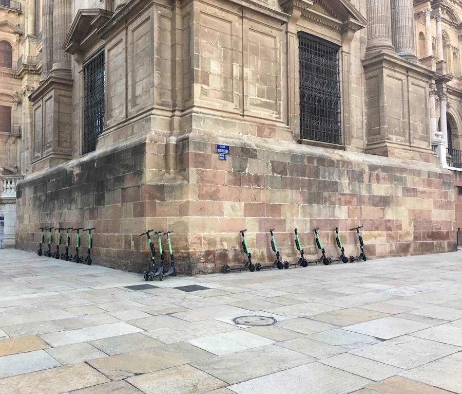 El auge de este fenómeno deja imágenes como estas en lugares céntricos de la capital