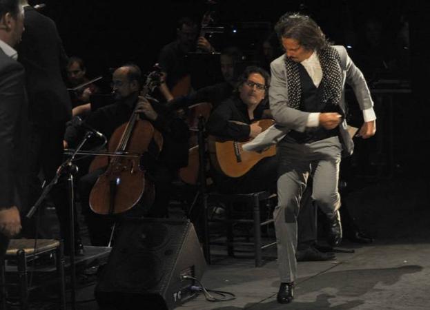 Imagen de una edición pasada de la Bienal de Flamenco. 