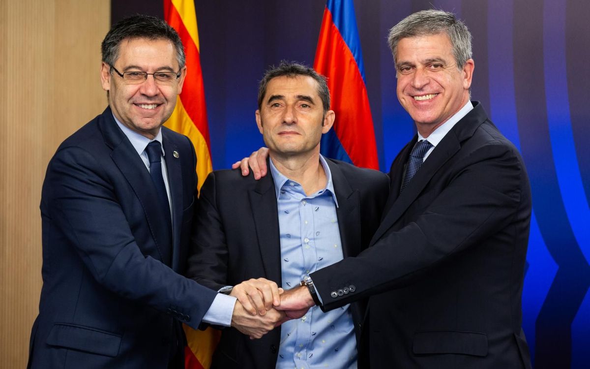 El Barcelona renueva a Valverde por una temporada, con opción a otra más