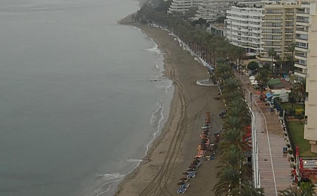 La Fontanilla ha podido perder un tercio de su arena en la última década. 