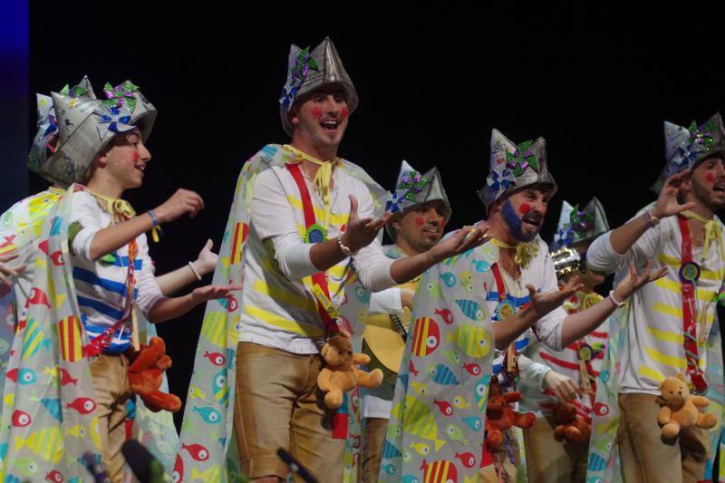 Murga 'La murga del futuro' en la cuarta semifinal del concurso de canto del Carnaval de Málaga 2019