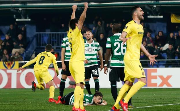 Pablo Fornals celebra el gol del empate.