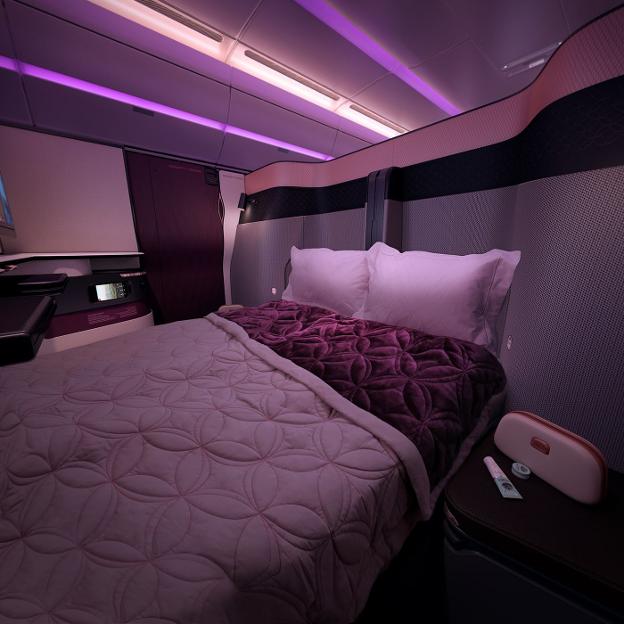 Los vuelos de Qatar a Málaga, con cama doble en 'business'