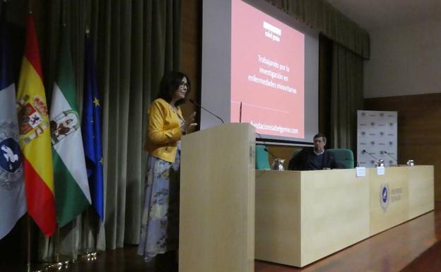 n momento de la intervención de Isabel Gemio. 