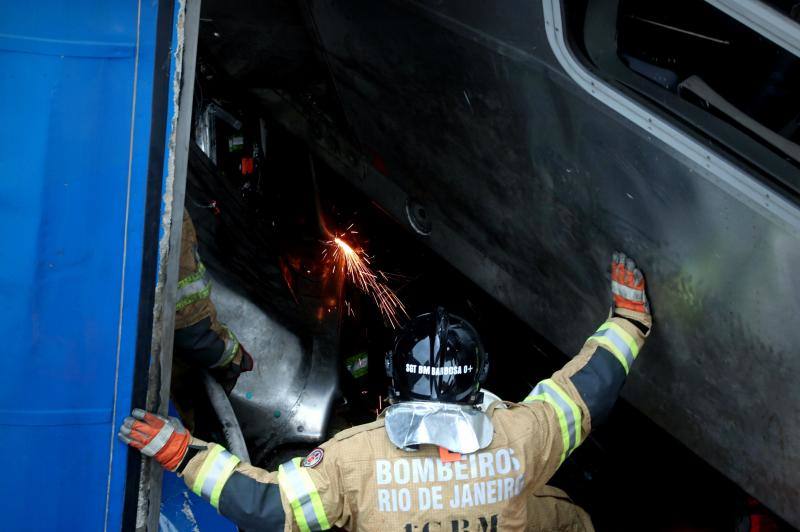 Así ha sido el accidente acontecido en la ciudad brasileña este miércoles, que deja, por ahora, ocho heridos y un fallecido