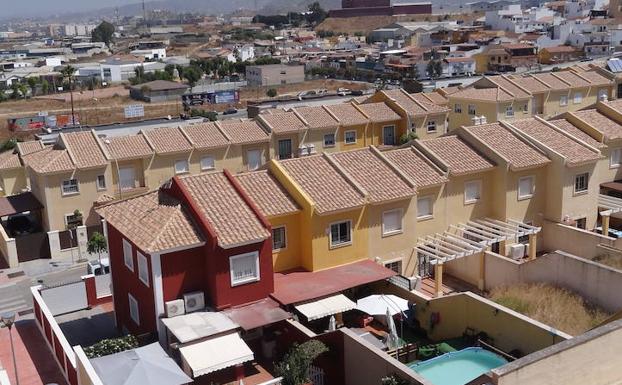Imagen de las viviendas de la urbanización de Villas del Arenal en el año 2014. 