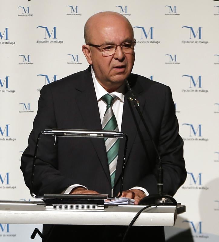 Actuaciones de pandas de verdiales y de copla española en el acto organizado por la Federación de Peñas La Alcazaba