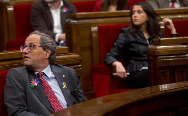 El presidente de la Generalitat, Quim Torra. 