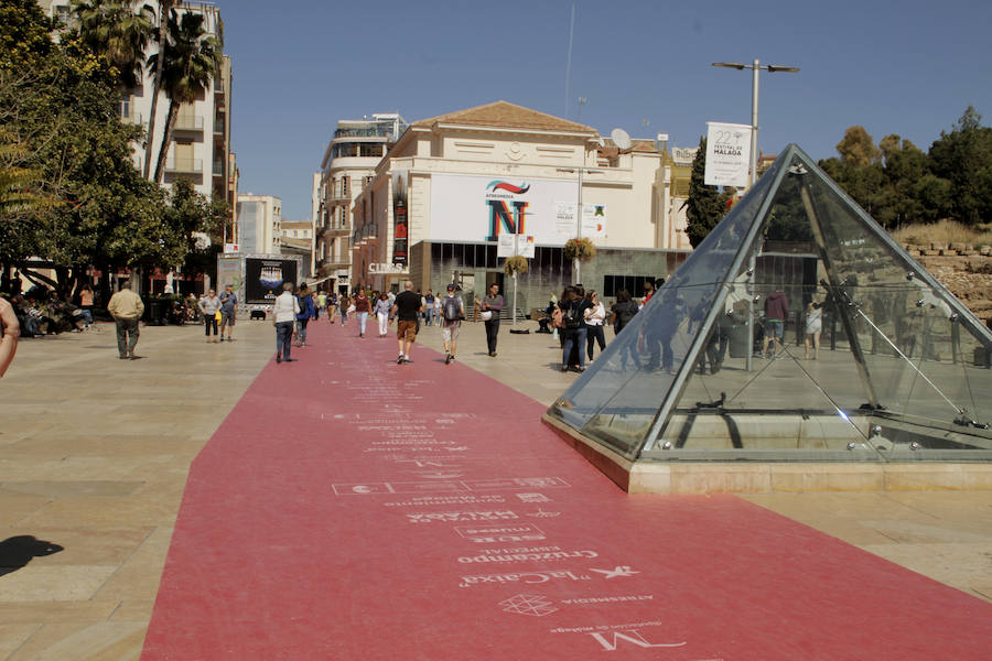 Málaga ultima los detalles para lucir de cine con motivo del Festival de Málaga que se celebrará del 15 al 24 de marzo. 