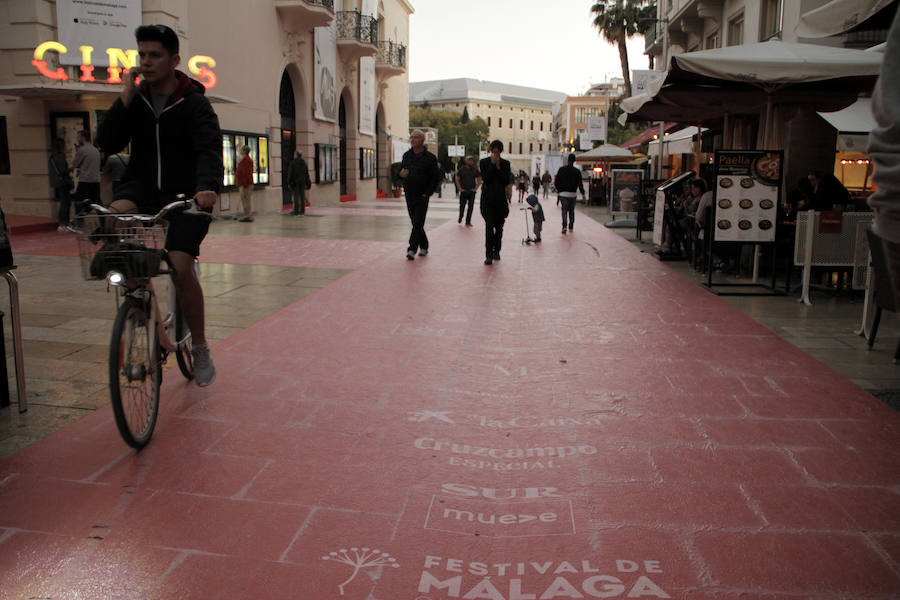 Málaga ultima los detalles para lucir de cine con motivo del Festival de Málaga que se celebrará del 15 al 24 de marzo. 