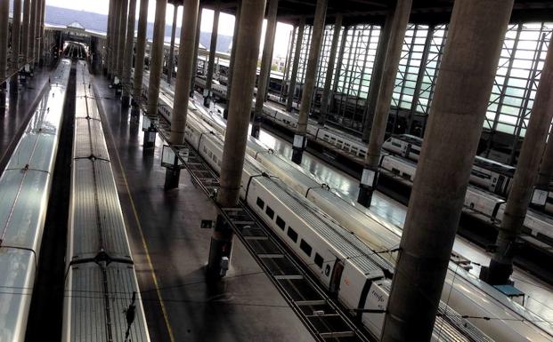 Imagen de archivo del interior de la estación de Atocha.