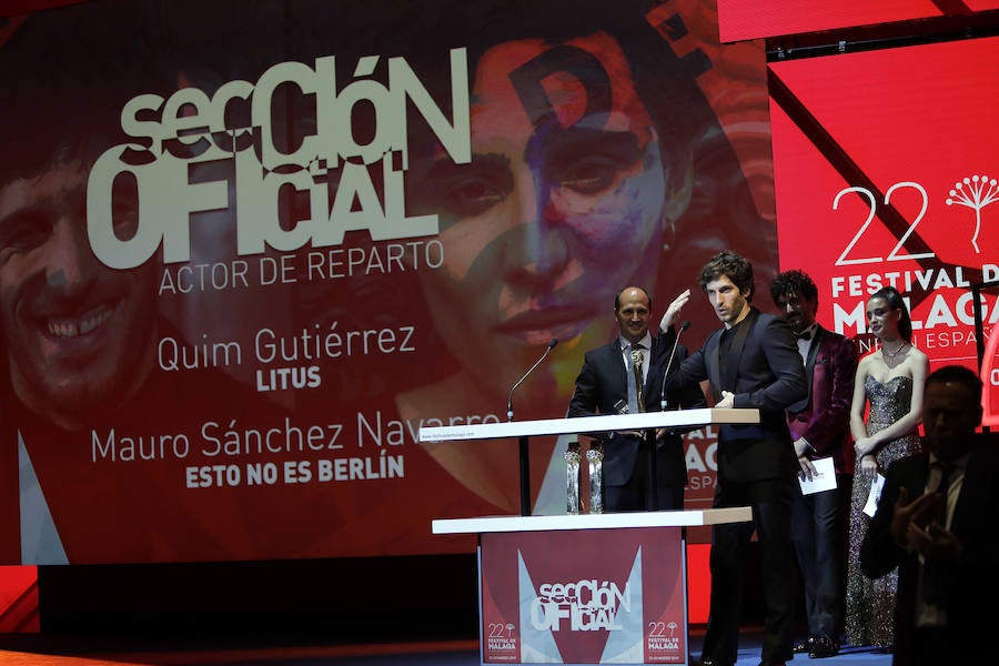 Fotos: Las mejores imágenes de la alfombra roja y gala de clausura del Festival de Cine de Málaga