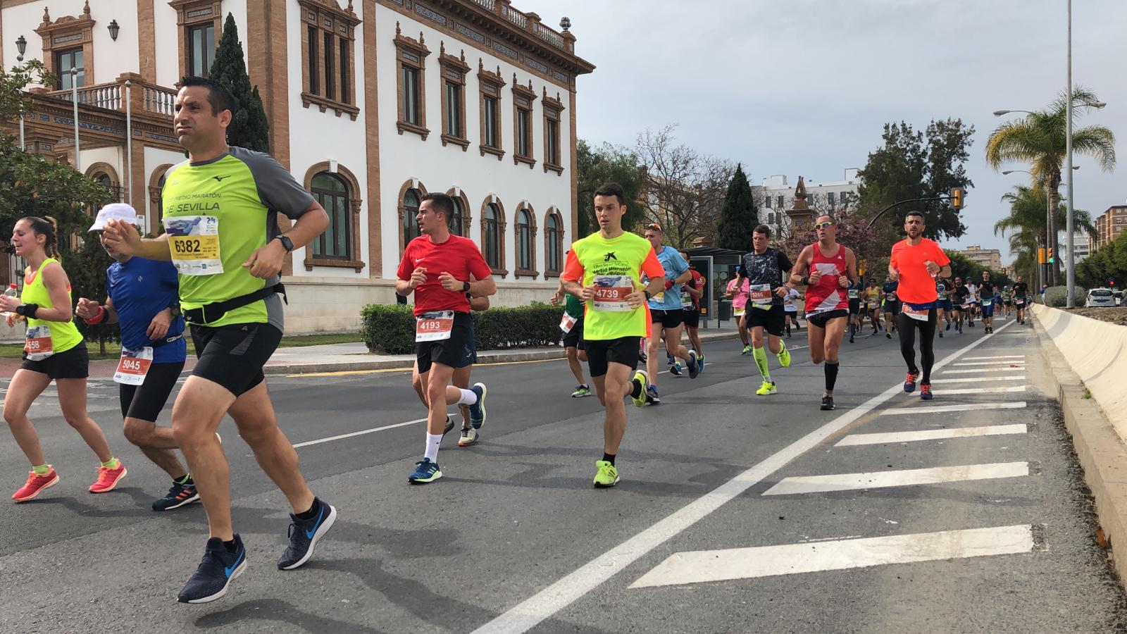 Más de 7.500 corredores participan en la 29ª edición de la Media Maratón Ciudad de Málaga.