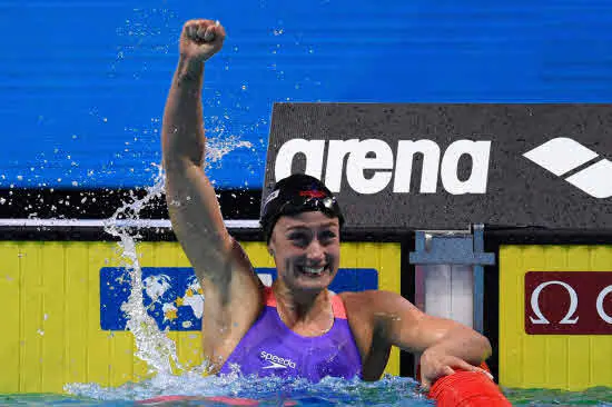 Mireia Belmonte, nadadora española.