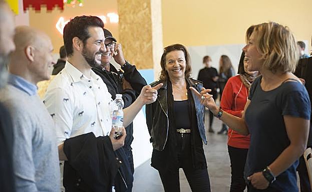Fran Perea, en la presentación del proyecto. 