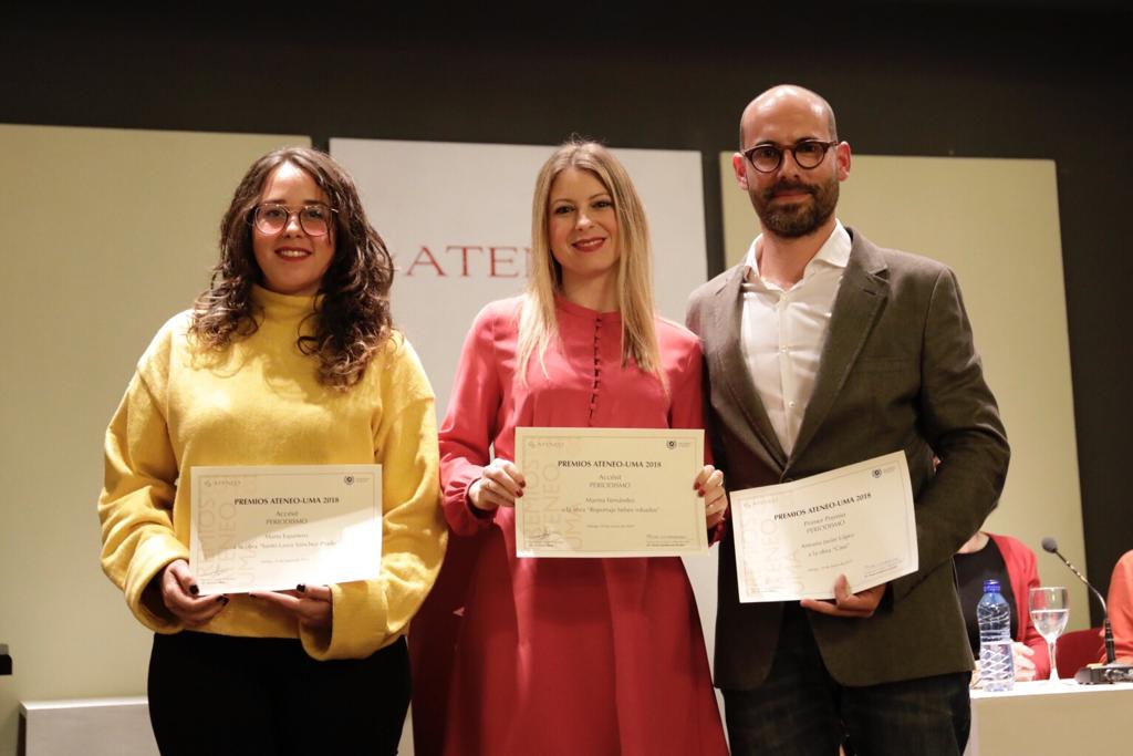 Fotos: Entrega de los Premios Ateneo-Universidad de Málaga
