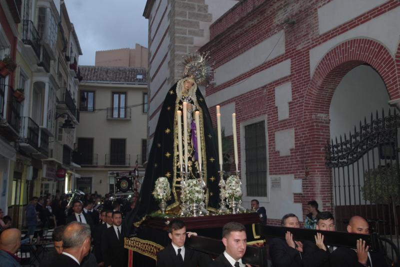 El mes de marzo se cierra con cinco cortejos con nazarenos y el vía crucis del Santo Suplicio, que recorren el Centro Histórico y los barrios de La Trinidad, El Palo, Pedregalejo y Huelin