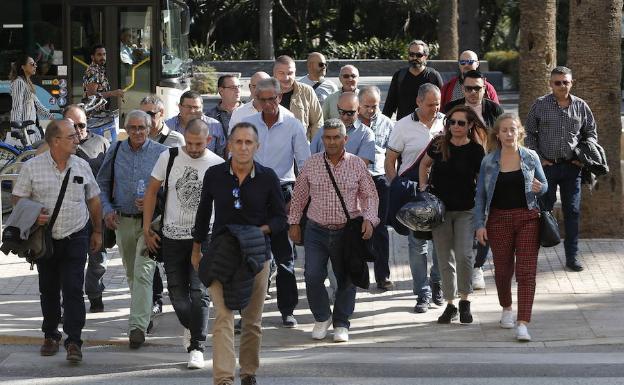 Imagen del comité de Limasa en unas de las reuniones del pasado octubre. 