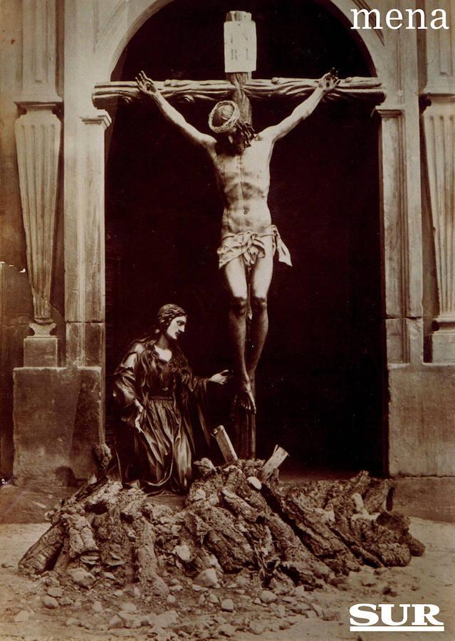 Fotos: Momentos históricos de la Congregación de Mena: el Cristo de la Buena Muerte, la Soledad Coronada y su nexo con La Legión