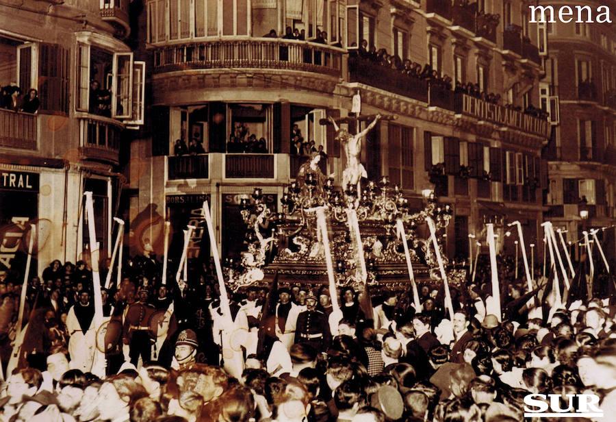 Fotos: Momentos históricos de la Congregación de Mena: el Cristo de la Buena Muerte, la Soledad Coronada y su nexo con La Legión