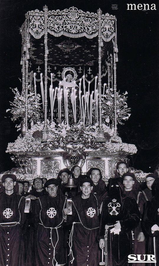 El nuevo palio que luciría la Virgen desde 1947