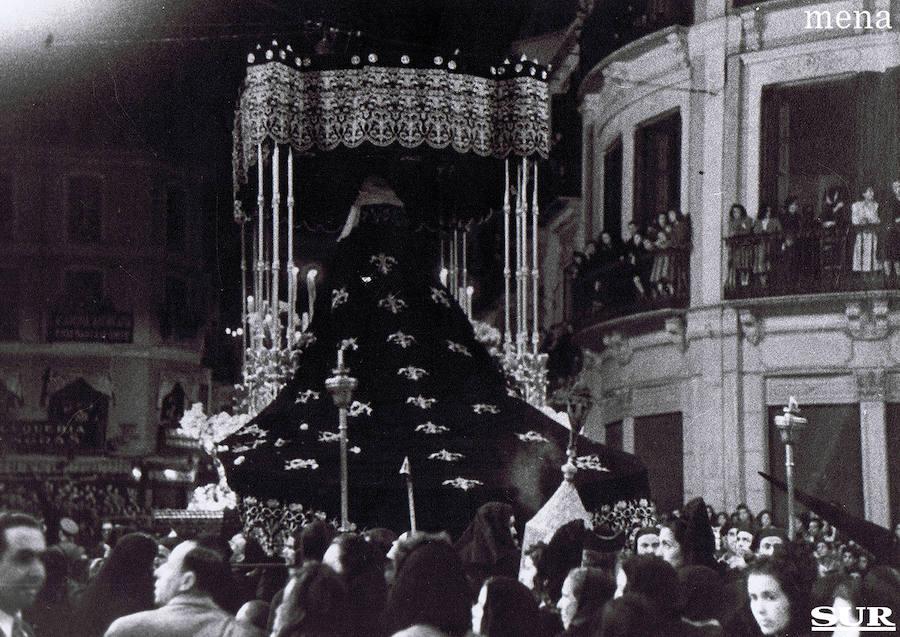 Fotos: Momentos históricos de la Congregación de Mena: el Cristo de la Buena Muerte, la Soledad Coronada y su nexo con La Legión