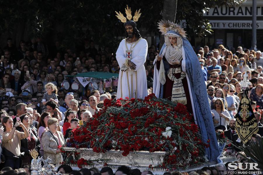 Las mejores imágenes de la misa del alba, el acto en el Hospital Civil y el recorrido por la Trinidad de los titulares de la Cofradía del Cautivo y La Trinidad este 2019.