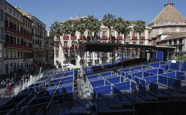 Larios y la tribuna, en sentido inverso