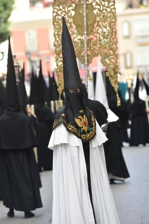 Los cortejos procesionales de Monte Calvario, Descendimiento, Dolores de San Juan, Amor, Traslado, Piedad, Sepulcro y Servitas