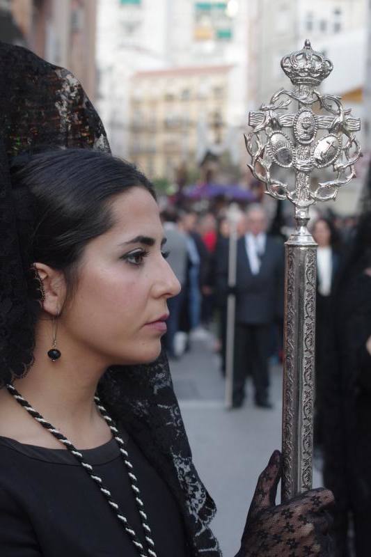 Los cortejos procesionales de Monte Calvario, Descendimiento, Dolores de San Juan, Amor, Traslado, Piedad, Sepulcro y Servitas