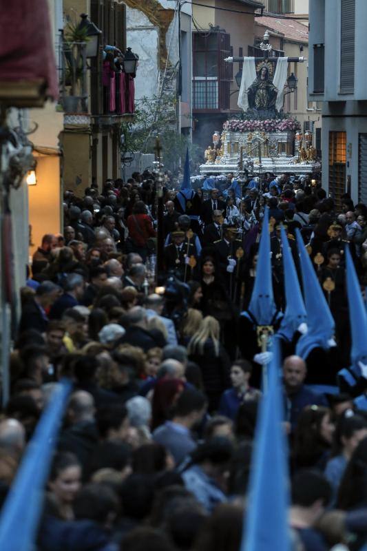 Los cortejos procesionales de Monte Calvario, Descendimiento, Dolores de San Juan, Amor, Traslado, Piedad, Sepulcro y Servitas