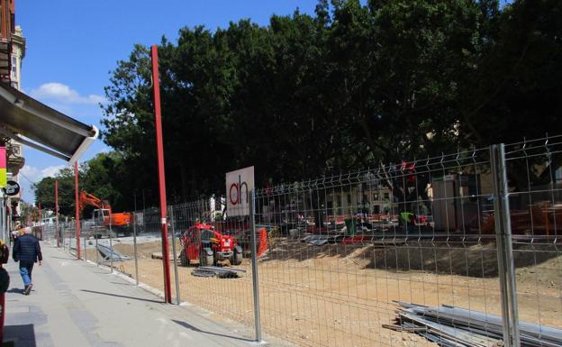 El metro comienza las obras para peatonalizar el lateral norte de la Alameda