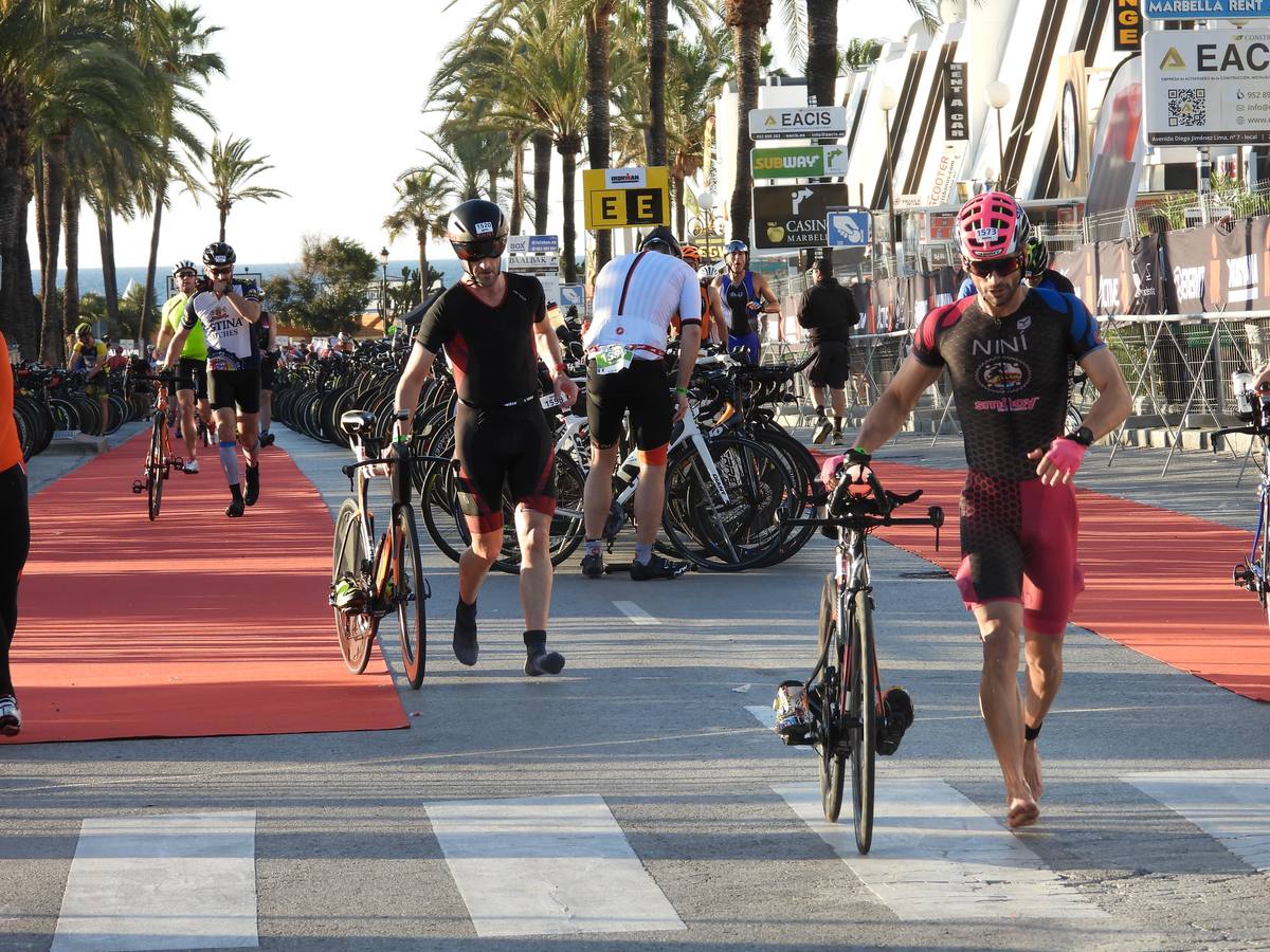 Triatletas de todo el mundo participan en la segunda edición del Ironman 70.3 de Marbella