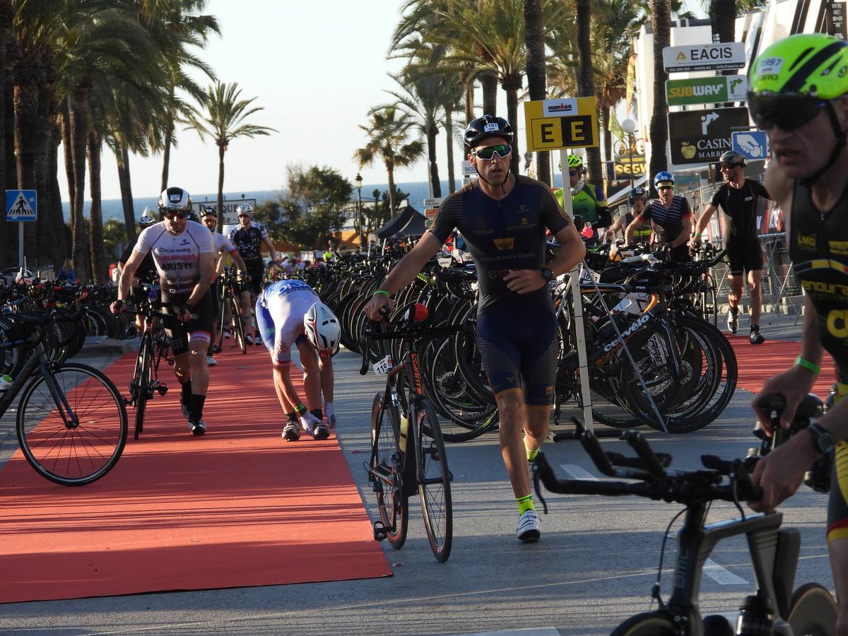 Triatletas de todo el mundo participan en la segunda edición del Ironman 70.3 de Marbella