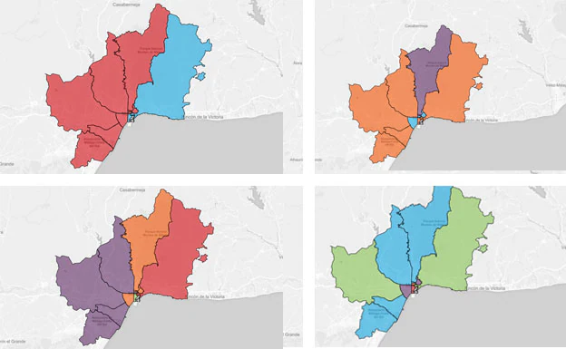 Así se ha votado en los distintos distritos censales de Málaga