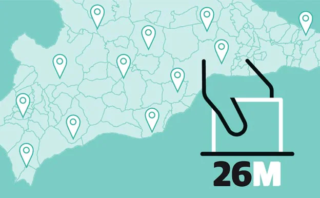 Todas las listas de los partidos que concurren a las elecciones municipales del 26M en Málaga y provincia