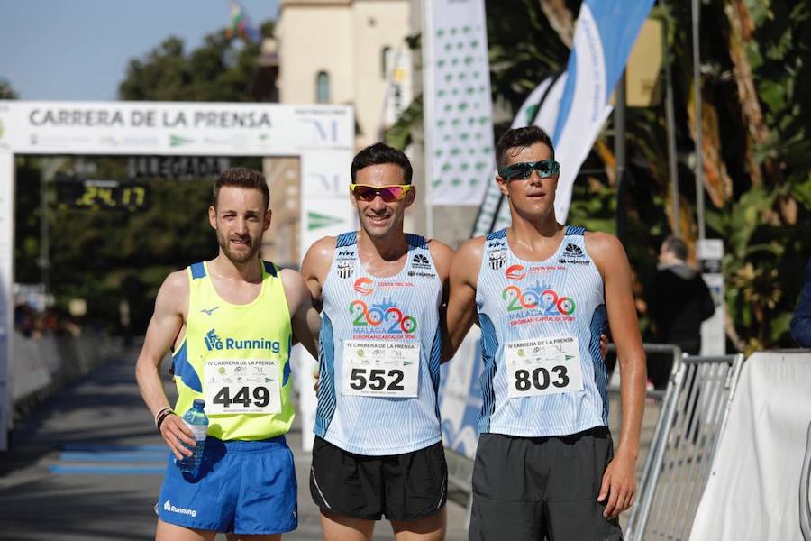 Daniel Pérez, Alfonso Mendoza y Alejandro Cañas, podio en categoría masculina 