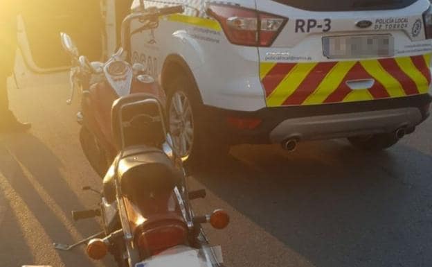 Espectacular persecución en Torrox Costa: diez minutos con una moto a 130 km/h en zonas de 20