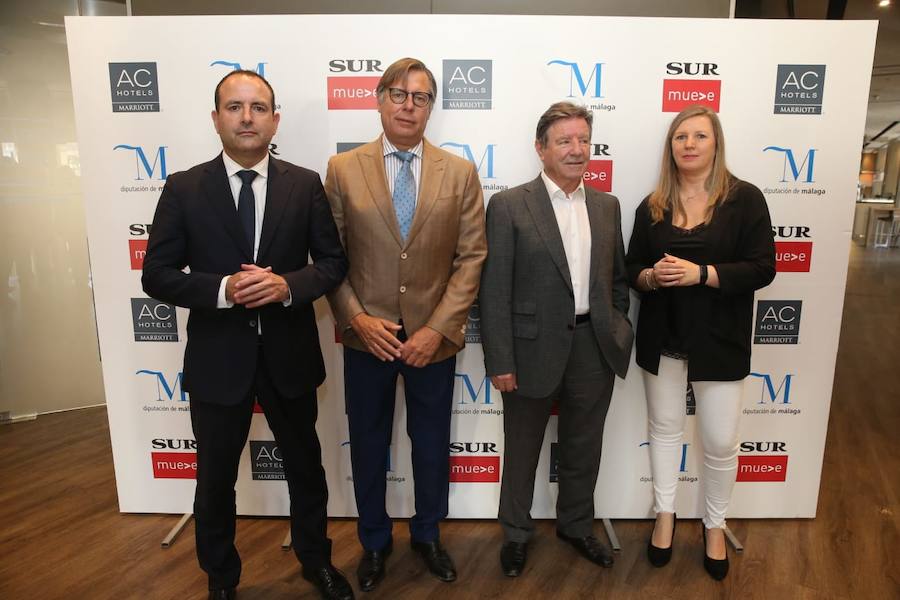 El consejero de Turismo, Regeneración, Justicia y Administración Local protagoniza el encuentro en el Hotel Málaga Palacio