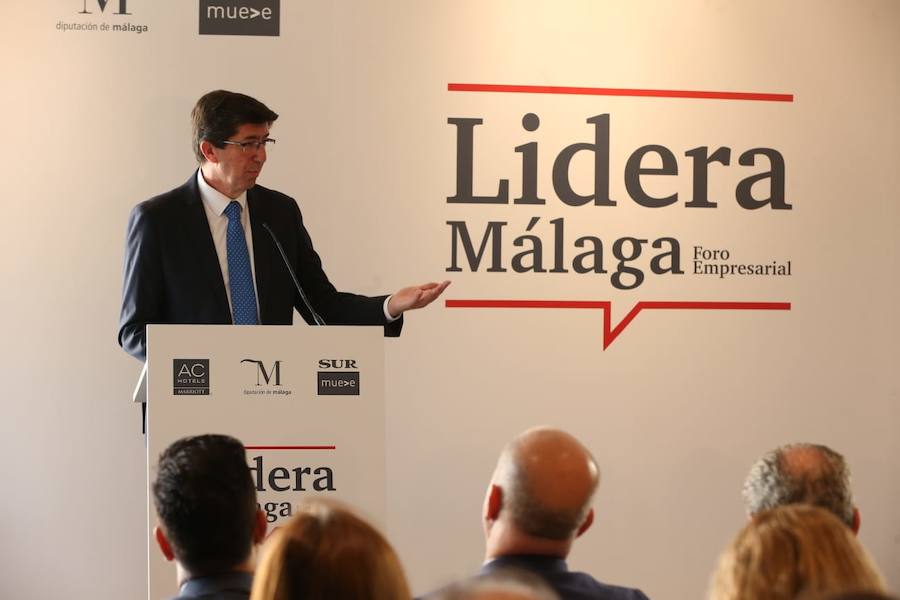 El consejero de Turismo, Regeneración, Justicia y Administración Local protagoniza el encuentro en el Hotel Málaga Palacio