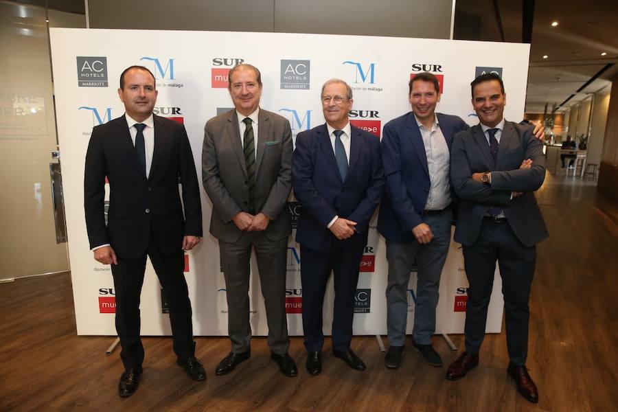 El consejero de Turismo, Regeneración, Justicia y Administración Local protagoniza el encuentro en el Hotel Málaga Palacio