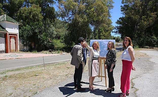 Ambas dirigentes visitaron este viernes con sus equipos la zona de actuación. 