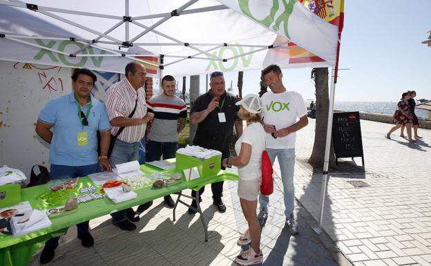 Carpa informativa. 