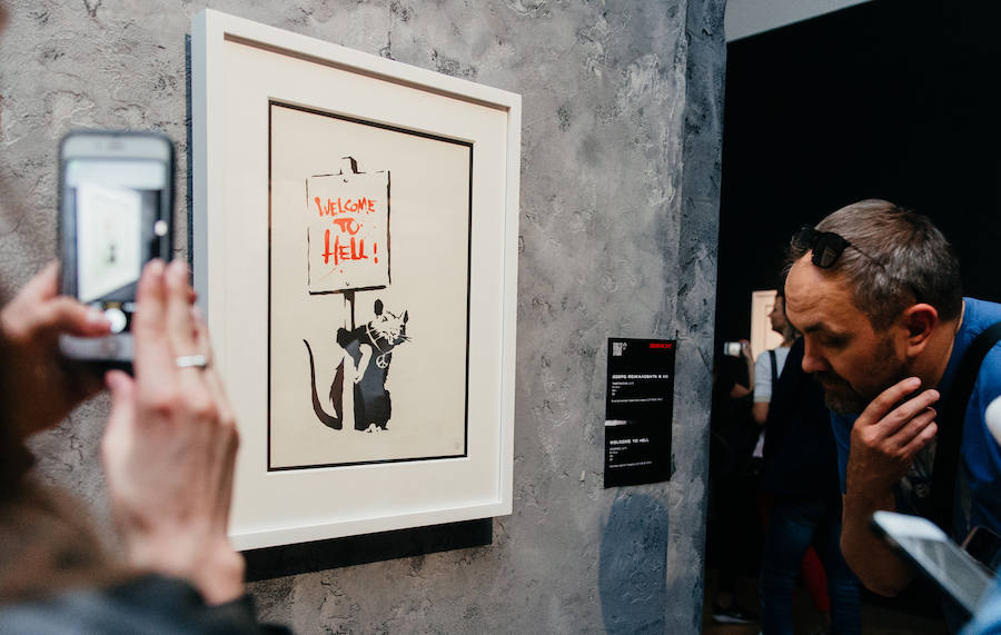 La Térmica estrenará el próximo día 24 de mayo 'Banksy. The art of protest', una exposición inédita en España en torno al enigmático artista callejero