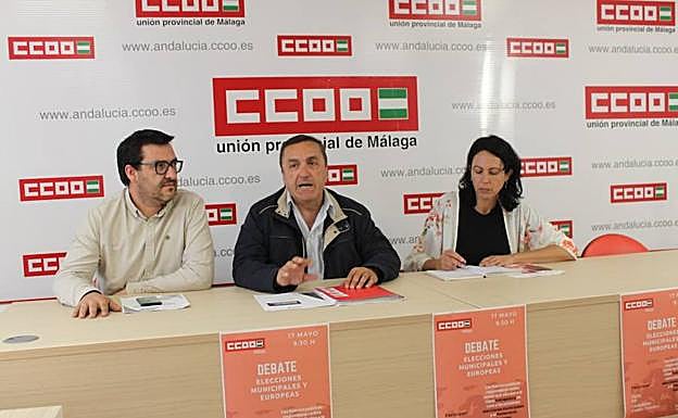 Dirigentes de CCOO Málaga abogan por derogar las reformas laborales de 2010 y 2012. 